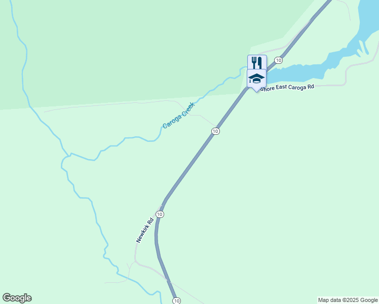 map of restaurants, bars, coffee shops, grocery stores, and more near 2492 New York 10 in Johnstown