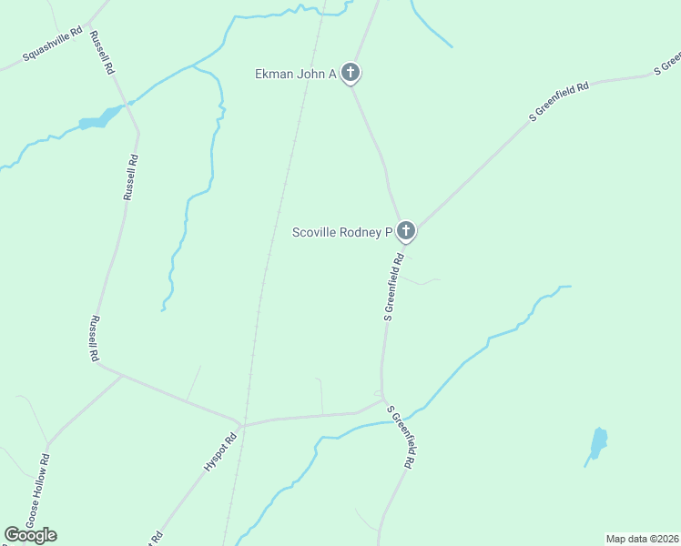 map of restaurants, bars, coffee shops, grocery stores, and more near 111 South Greenfield Road in Greenfield Center