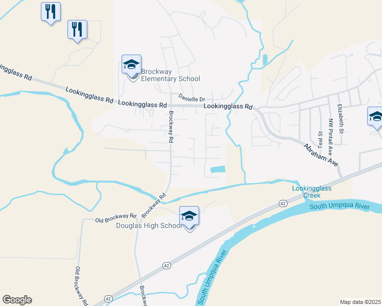 map of restaurants, bars, coffee shops, grocery stores, and more near 110 Teresa Lane in Winston