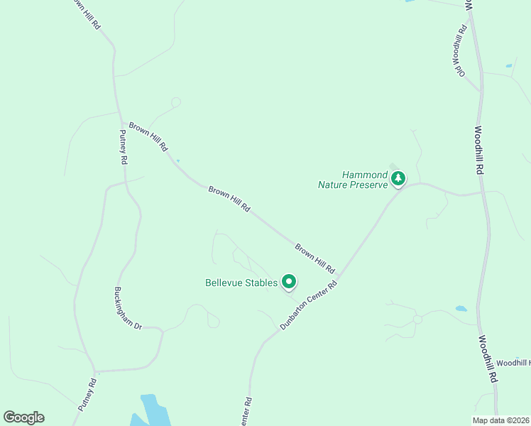 map of restaurants, bars, coffee shops, grocery stores, and more near 101 Brown Hill Road in Bow