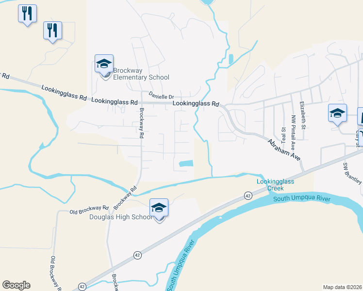 map of restaurants, bars, coffee shops, grocery stores, and more near 135 Teresa Court in Winston