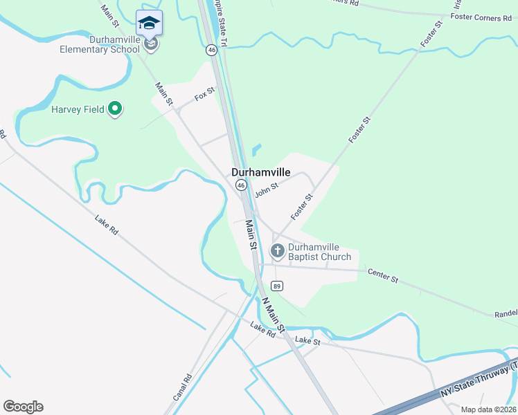 map of restaurants, bars, coffee shops, grocery stores, and more near 5349 Canal Street in Durhamville
