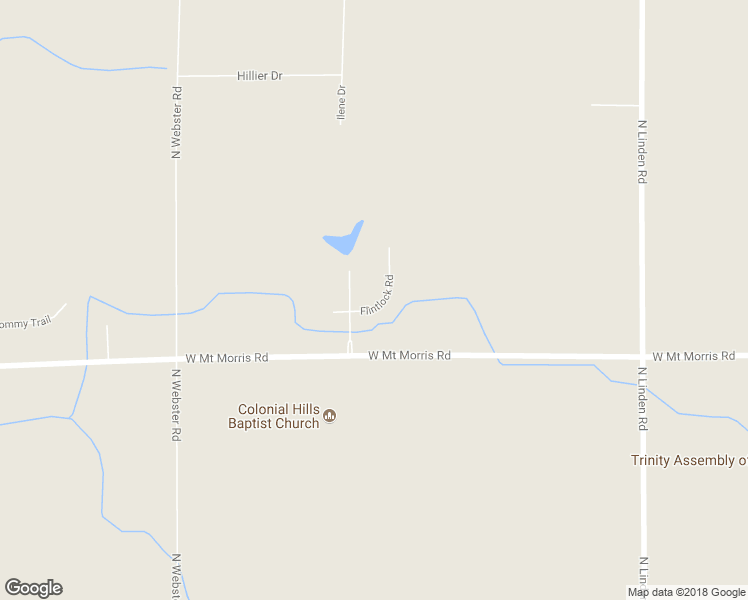 map of restaurants, bars, coffee shops, grocery stores, and more near 8053 Flintlock Road in Mount Morris