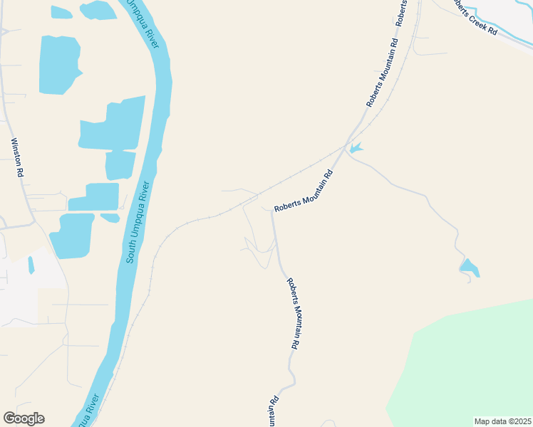 map of restaurants, bars, coffee shops, grocery stores, and more near 1195 Roberts Mountain Road in Roseburg