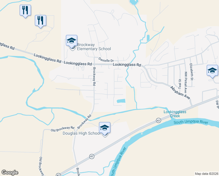 map of restaurants, bars, coffee shops, grocery stores, and more near 135 Teresa Court in Winston