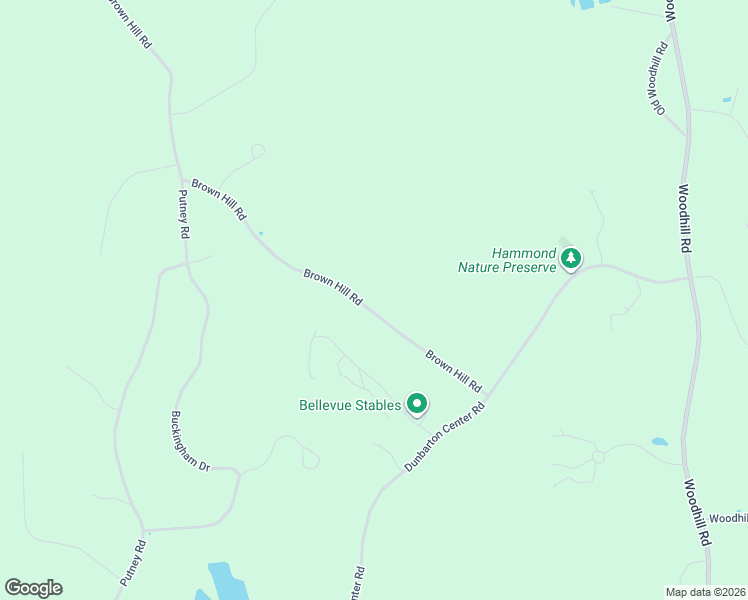 map of restaurants, bars, coffee shops, grocery stores, and more near 101 Brown Hill Road in Bow