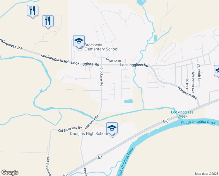 map of restaurants, bars, coffee shops, grocery stores, and more near 110 Teresa Lane in Winston