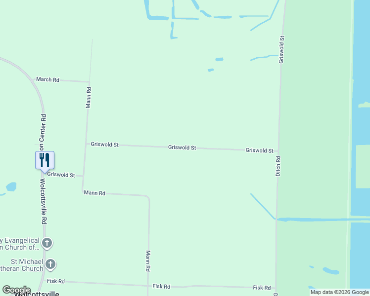 map of restaurants, bars, coffee shops, grocery stores, and more near 9509 Griswold Street in Akron