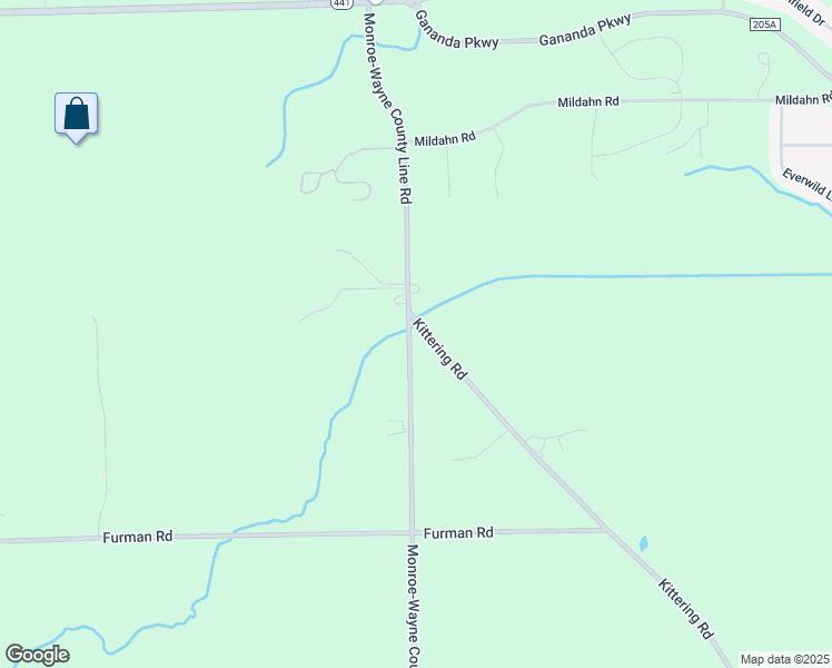 map of restaurants, bars, coffee shops, grocery stores, and more near 3226 Monroe-Wayne County Line Road in Macedon