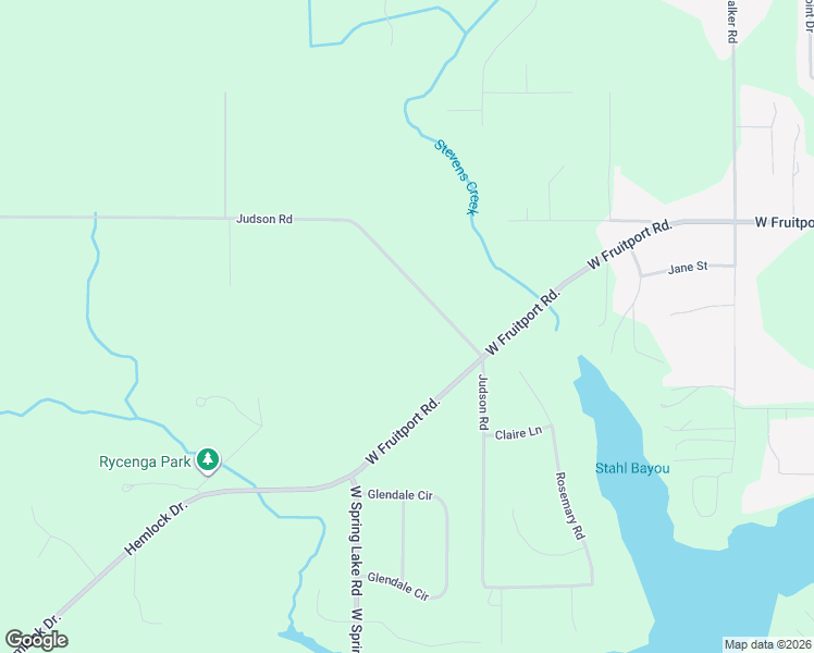 map of restaurants, bars, coffee shops, grocery stores, and more near 2325 Judson Road in Spring Lake