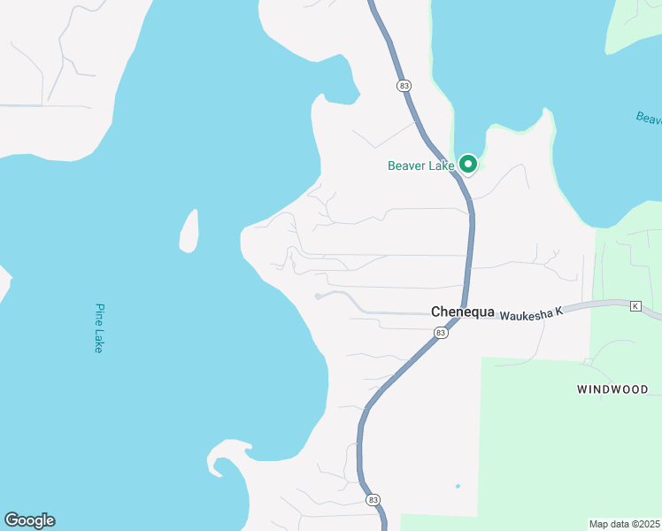 map of restaurants, bars, coffee shops, grocery stores, and more near 5673 Wisconsin 83 in Hartland