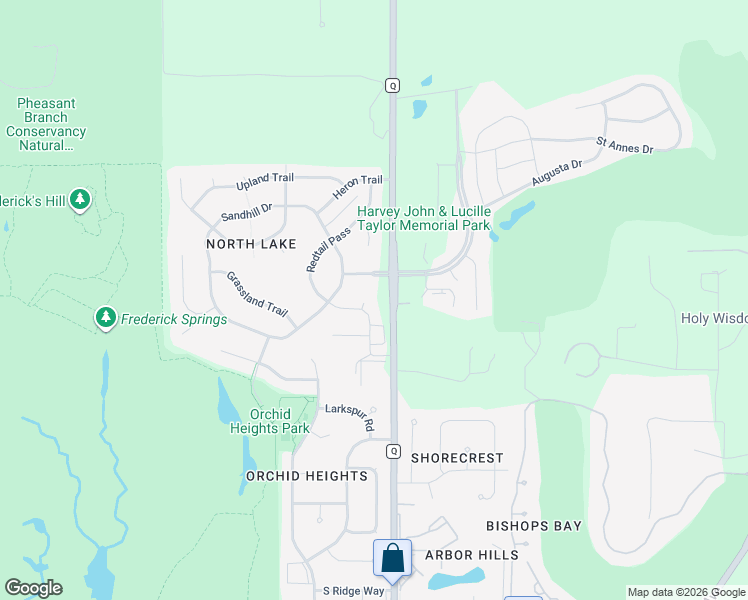 map of restaurants, bars, coffee shops, grocery stores, and more near 4205 Monarck Court in Middleton