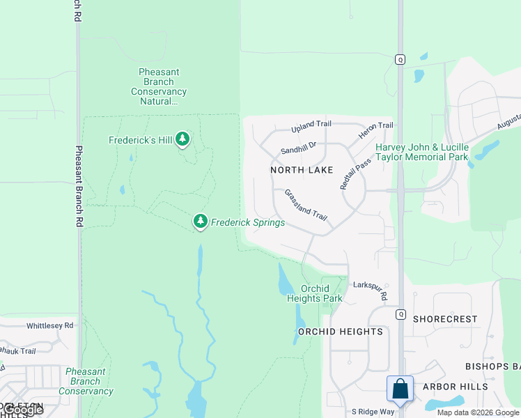 map of restaurants, bars, coffee shops, grocery stores, and more near 4218 Savannah Court in Middleton