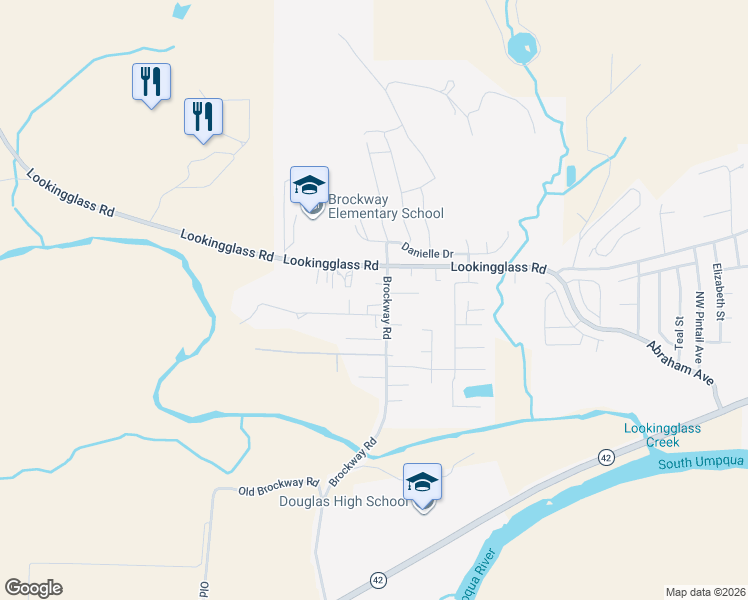map of restaurants, bars, coffee shops, grocery stores, and more near 2389 Brockway Road in Winston