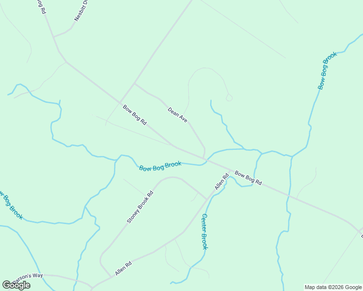 map of restaurants, bars, coffee shops, grocery stores, and more near 99 Bow Bog Road in Bow