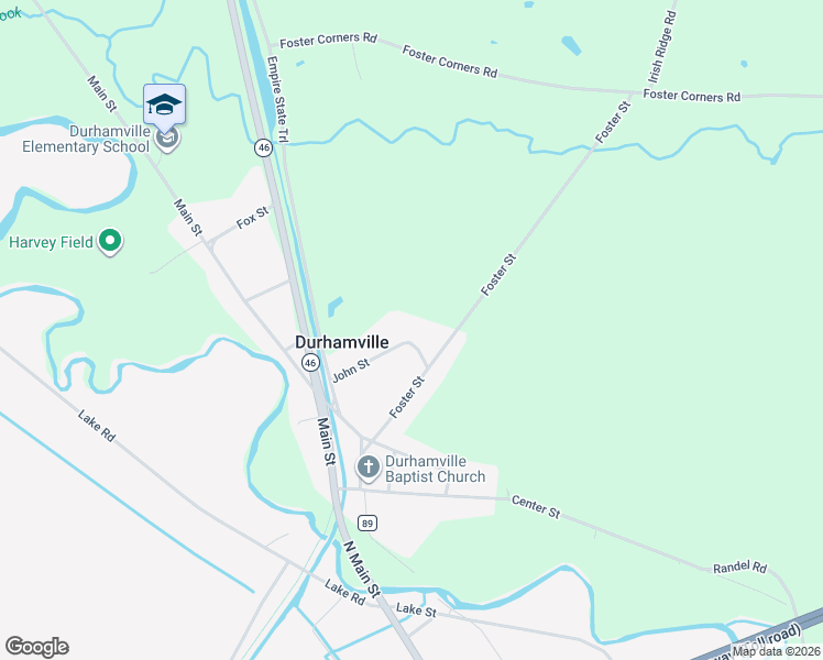map of restaurants, bars, coffee shops, grocery stores, and more near 3304 John Street in Durhamville