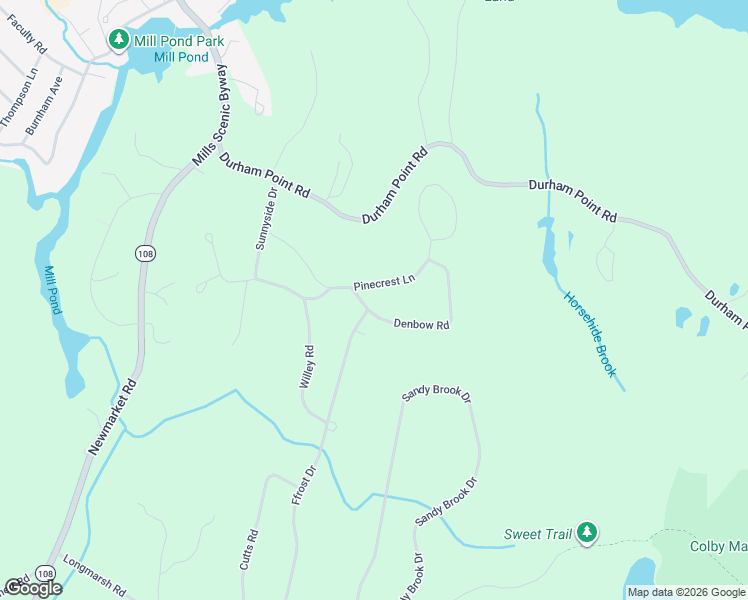 map of restaurants, bars, coffee shops, grocery stores, and more near 3 Denbow Road in Durham