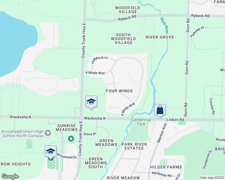 map of restaurants, bars, coffee shops, grocery stores, and more near 359 Sunshine Drive in Hartland