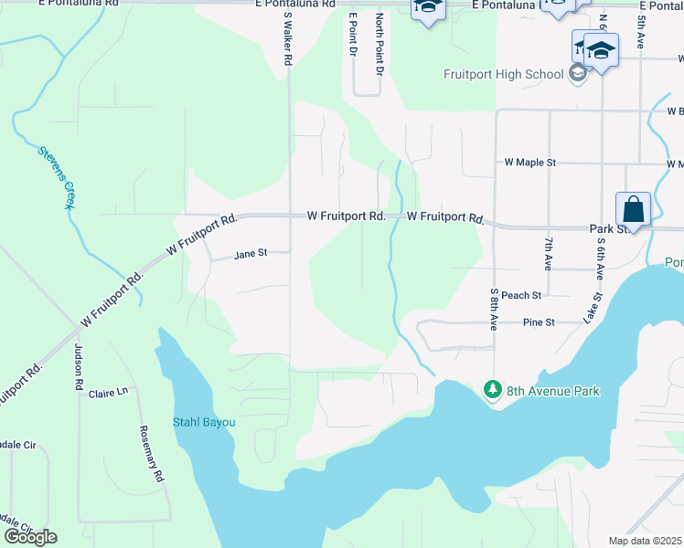 map of restaurants, bars, coffee shops, grocery stores, and more near 7109 Beechwood Lane in Spring Lake