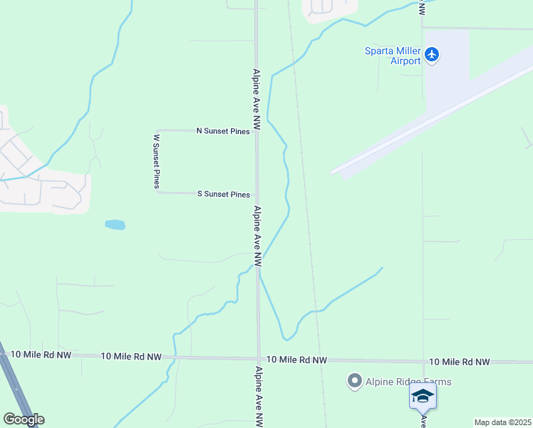 map of restaurants, bars, coffee shops, grocery stores, and more near 8800 Alpine Avenue Northwest in Sparta