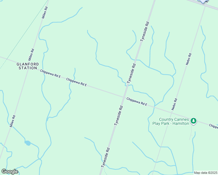 map of restaurants, bars, coffee shops, grocery stores, and more near 6266 Chippewa Road East in Hamilton