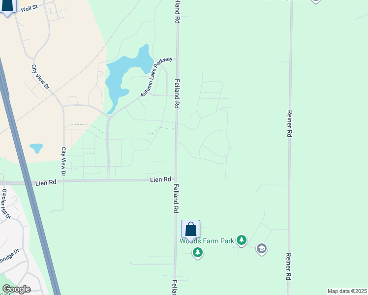 map of restaurants, bars, coffee shops, grocery stores, and more near 5905 Woodbine Drive in Madison