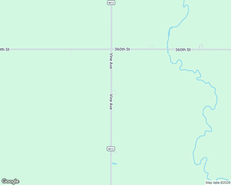 map of restaurants, bars, coffee shops, grocery stores, and more near 3629 County Road M12 in Hartley