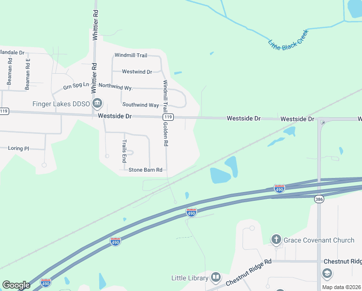 map of restaurants, bars, coffee shops, grocery stores, and more near 244 Golden Road in Rochester