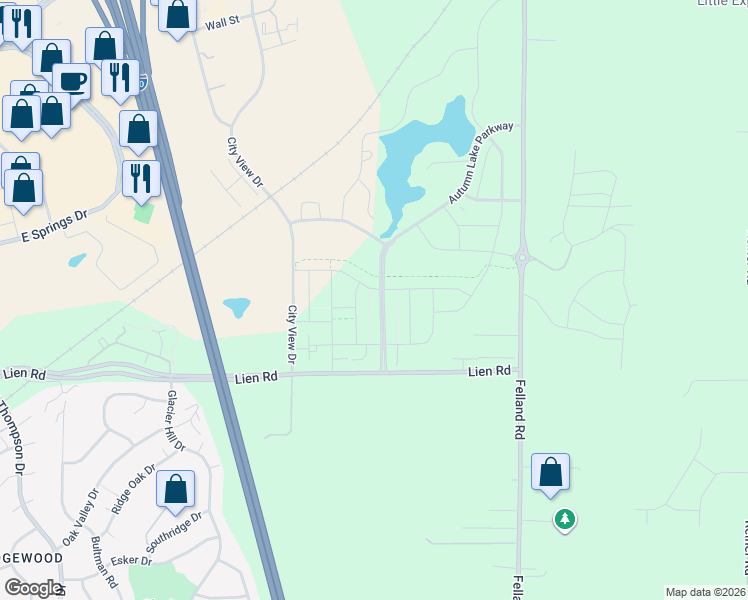 map of restaurants, bars, coffee shops, grocery stores, and more near 1821 Rockcress Way in Madison