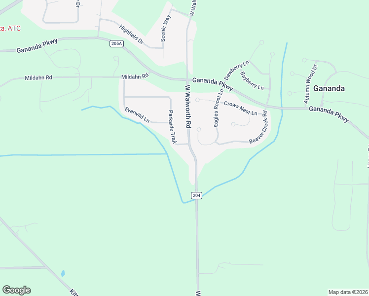 map of restaurants, bars, coffee shops, grocery stores, and more near 466 Parkside Trail in Macedon