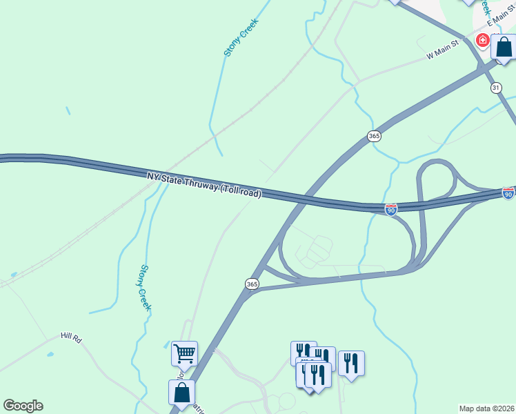 map of restaurants, bars, coffee shops, grocery stores, and more near 5416 Willow Place in Verona