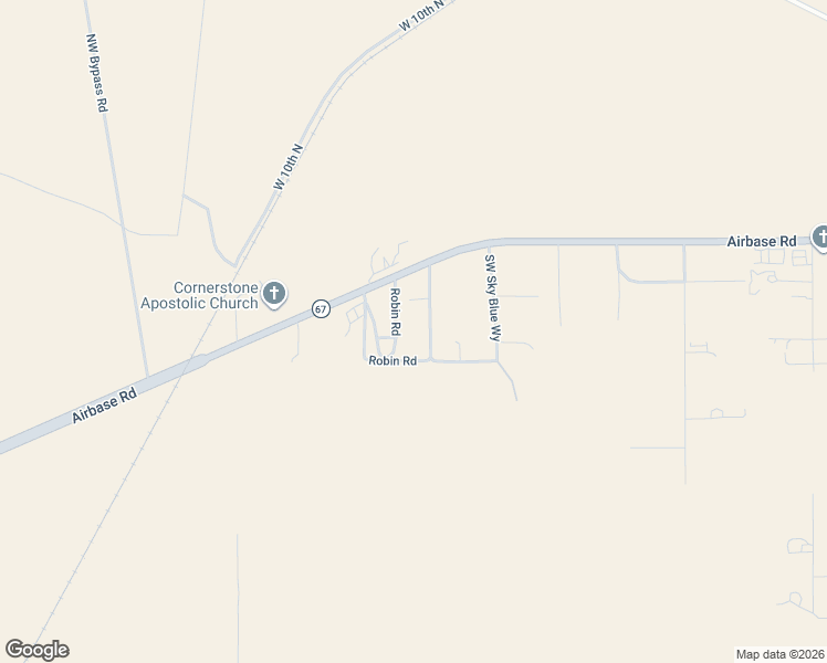 map of restaurants, bars, coffee shops, grocery stores, and more near 349 Southwest Sky Blue Avenue in Mountain Home