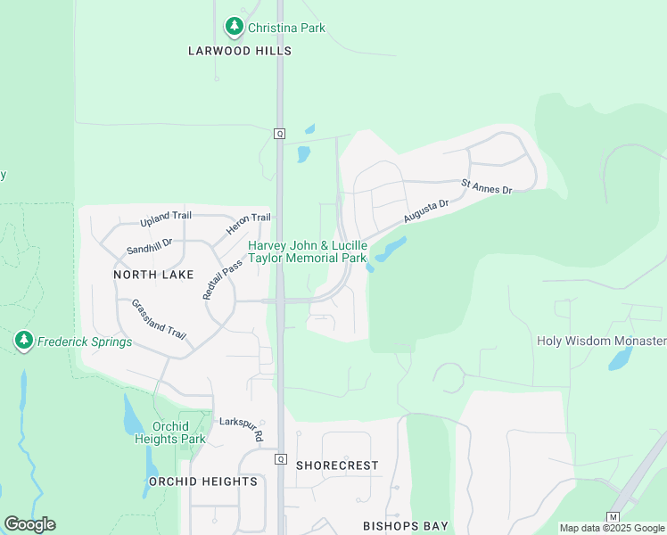 map of restaurants, bars, coffee shops, grocery stores, and more near 5241 Bishops Bay Parkway in Waunakee