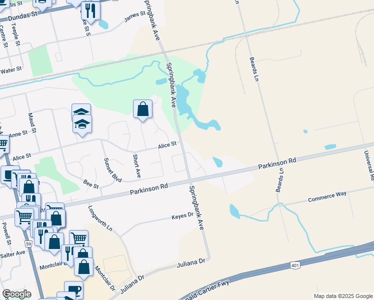 map of restaurants, bars, coffee shops, grocery stores, and more near 67 Brick Pond Lane in Woodstock