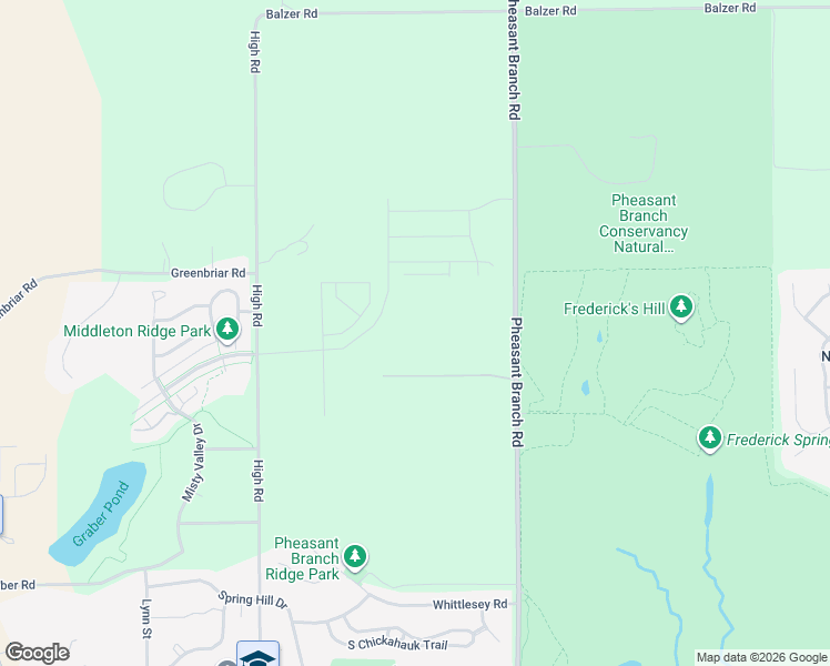 map of restaurants, bars, coffee shops, grocery stores, and more near Bird Drive in Middleton