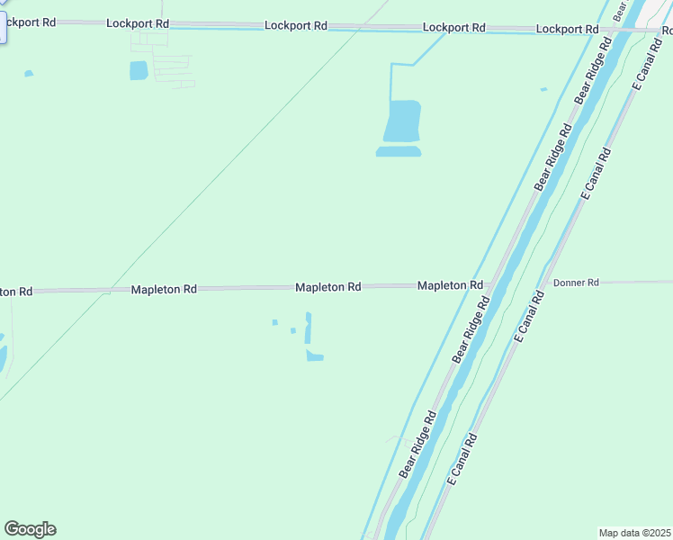 map of restaurants, bars, coffee shops, grocery stores, and more near 5475 Mapleton Road in Lockport