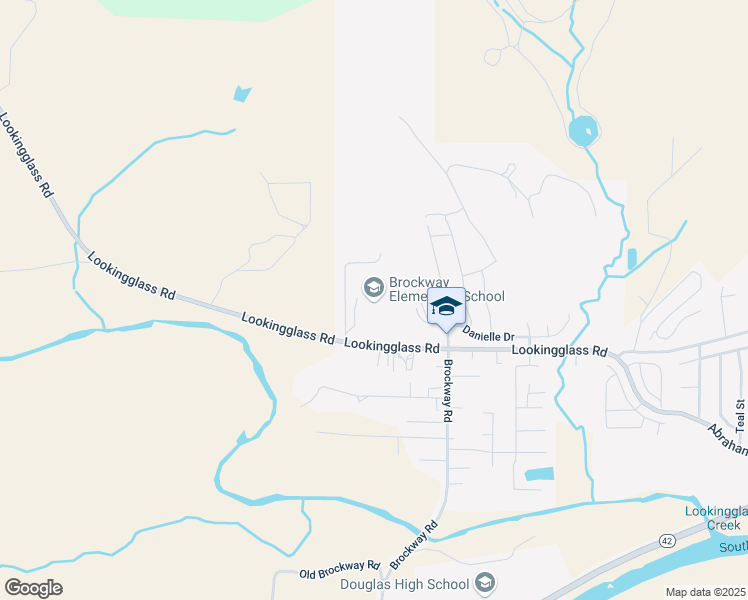 map of restaurants, bars, coffee shops, grocery stores, and more near 2520 Northwest Brockway Road in Winston