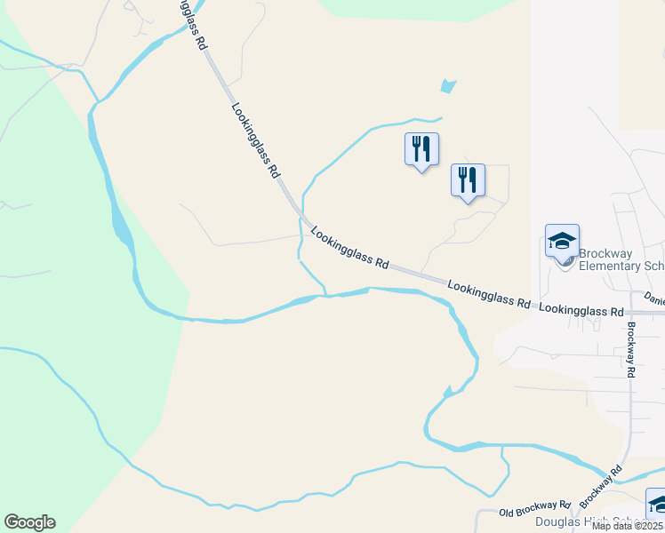 map of restaurants, bars, coffee shops, grocery stores, and more near 130 Cedar Tree Drive in Roseburg