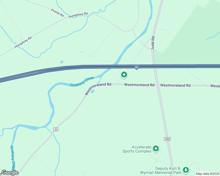 map of restaurants, bars, coffee shops, grocery stores, and more near 5600 Westmoreland Rd in Whitesboro