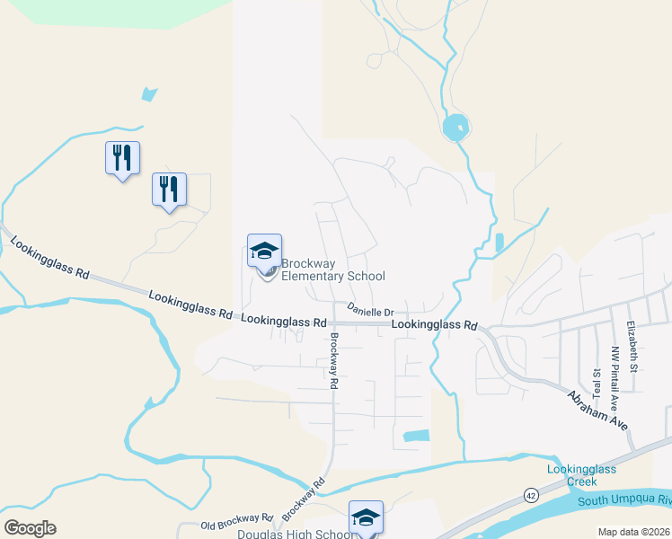 map of restaurants, bars, coffee shops, grocery stores, and more near 2591 Brockway Road in Winston