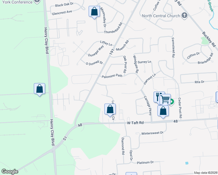 map of restaurants, bars, coffee shops, grocery stores, and more near 7401 Bay Chapel Circle in Liverpool