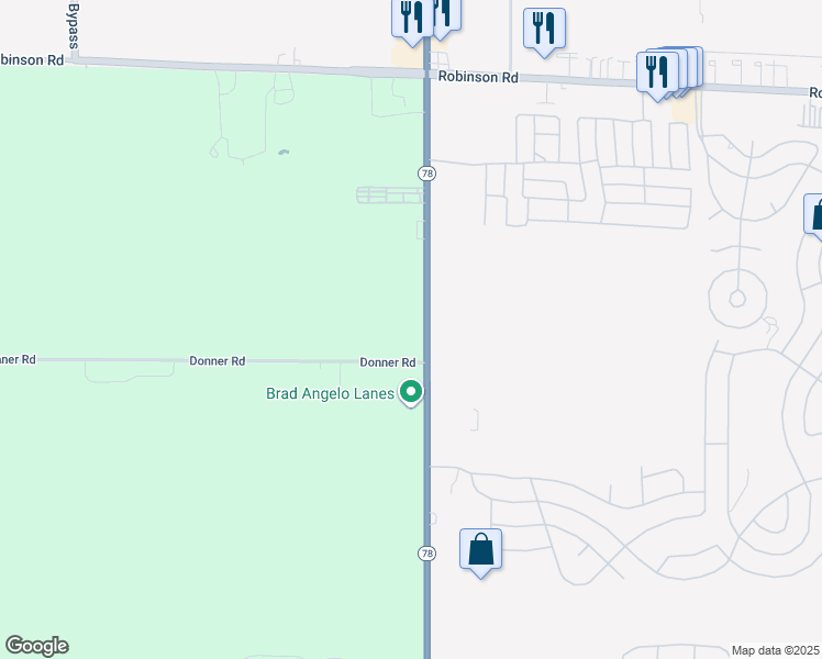 map of restaurants, bars, coffee shops, grocery stores, and more near 6200 South Transit Road in Lockport