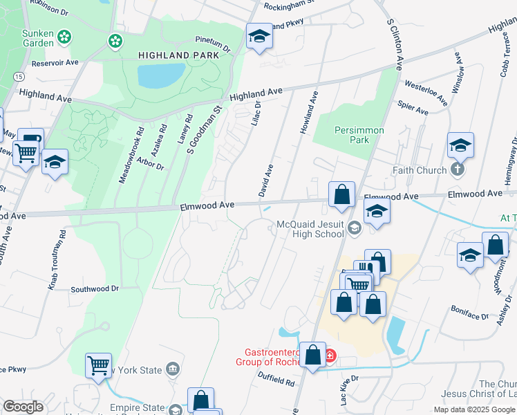 map of restaurants, bars, coffee shops, grocery stores, and more near in Brighton