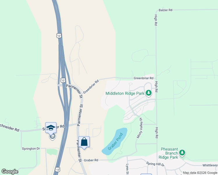 map of restaurants, bars, coffee shops, grocery stores, and more near 4916 Wildrose Court in Middleton
