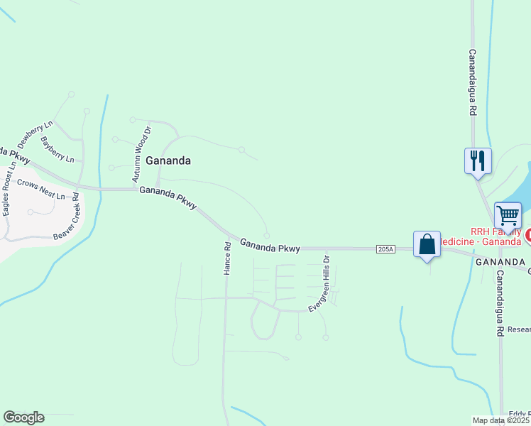 map of restaurants, bars, coffee shops, grocery stores, and more near 771 Rookery Way in Macedon