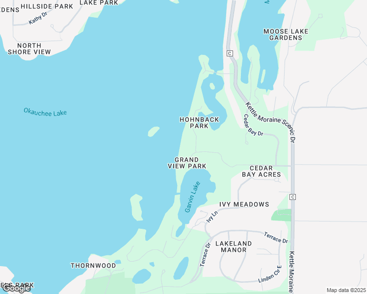 map of restaurants, bars, coffee shops, grocery stores, and more near W334N5865 Township Road M in Nashotah