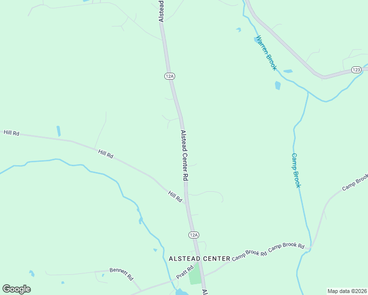 map of restaurants, bars, coffee shops, grocery stores, and more near 370 Alstead Center Road in Alstead