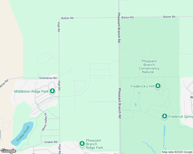 map of restaurants, bars, coffee shops, grocery stores, and more near 4950 High Road in Middleton