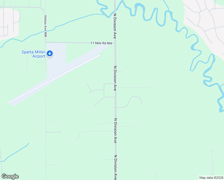 map of restaurants, bars, coffee shops, grocery stores, and more near 8957 North Division Avenue in Sparta