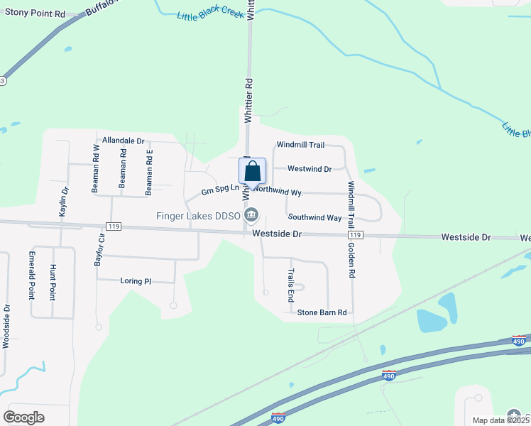 map of restaurants, bars, coffee shops, grocery stores, and more near 1930 Westside Drive in Rochester